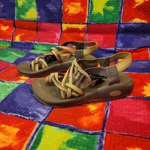 Chaco Women's Sandals - Gray and Yellow